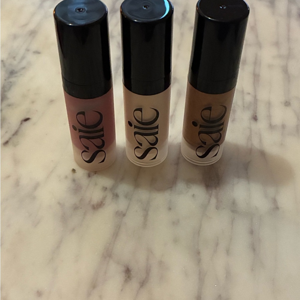 SAIE 3 PIECE Blush & Glow Travel Set - Picture 2 of 6